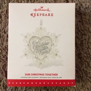 Our Christmas together hallmark ornament